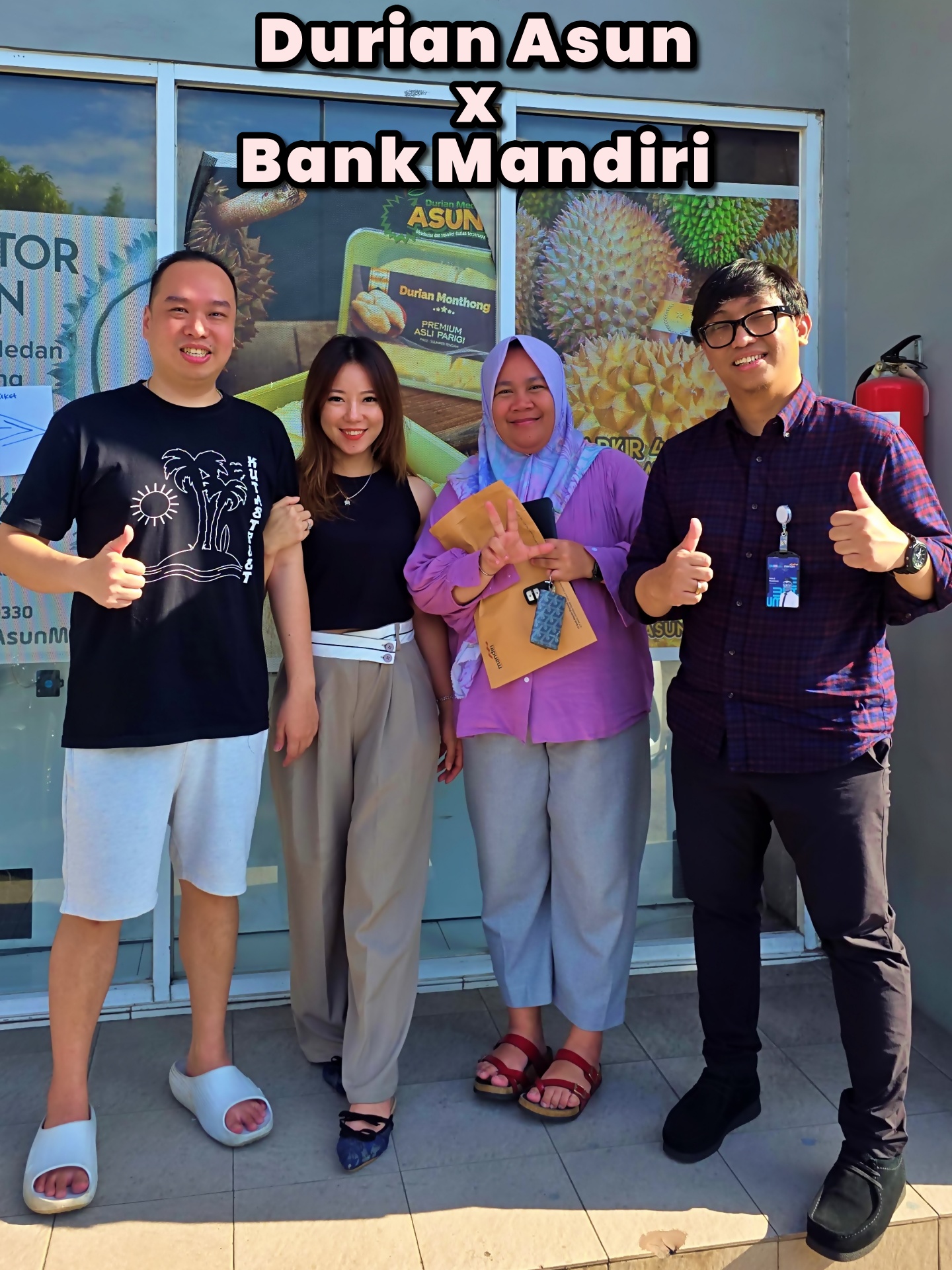Durian Asun with Bank Mandiri
