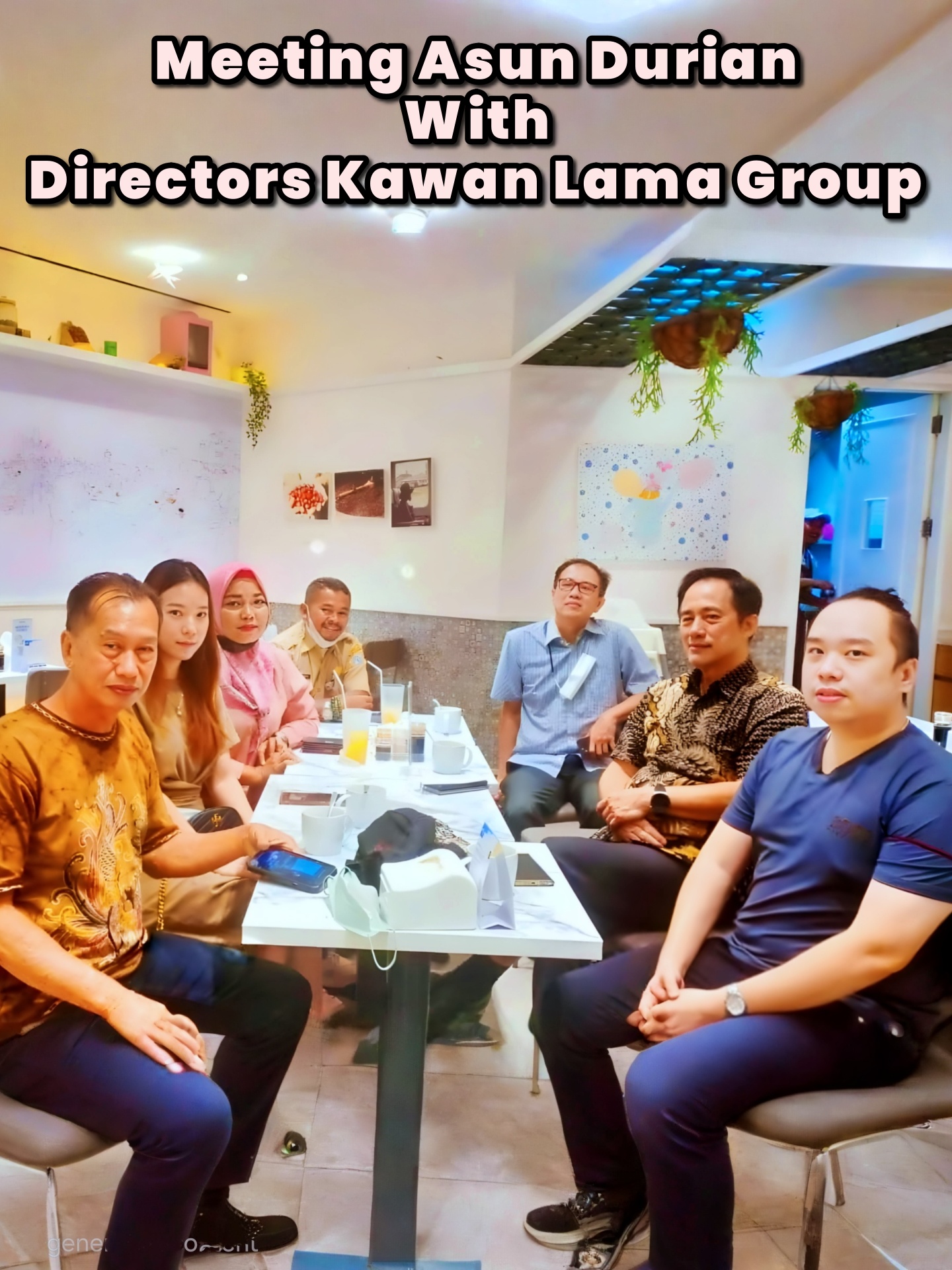 Meeting Asun Durian directors of Kawan Lama Group